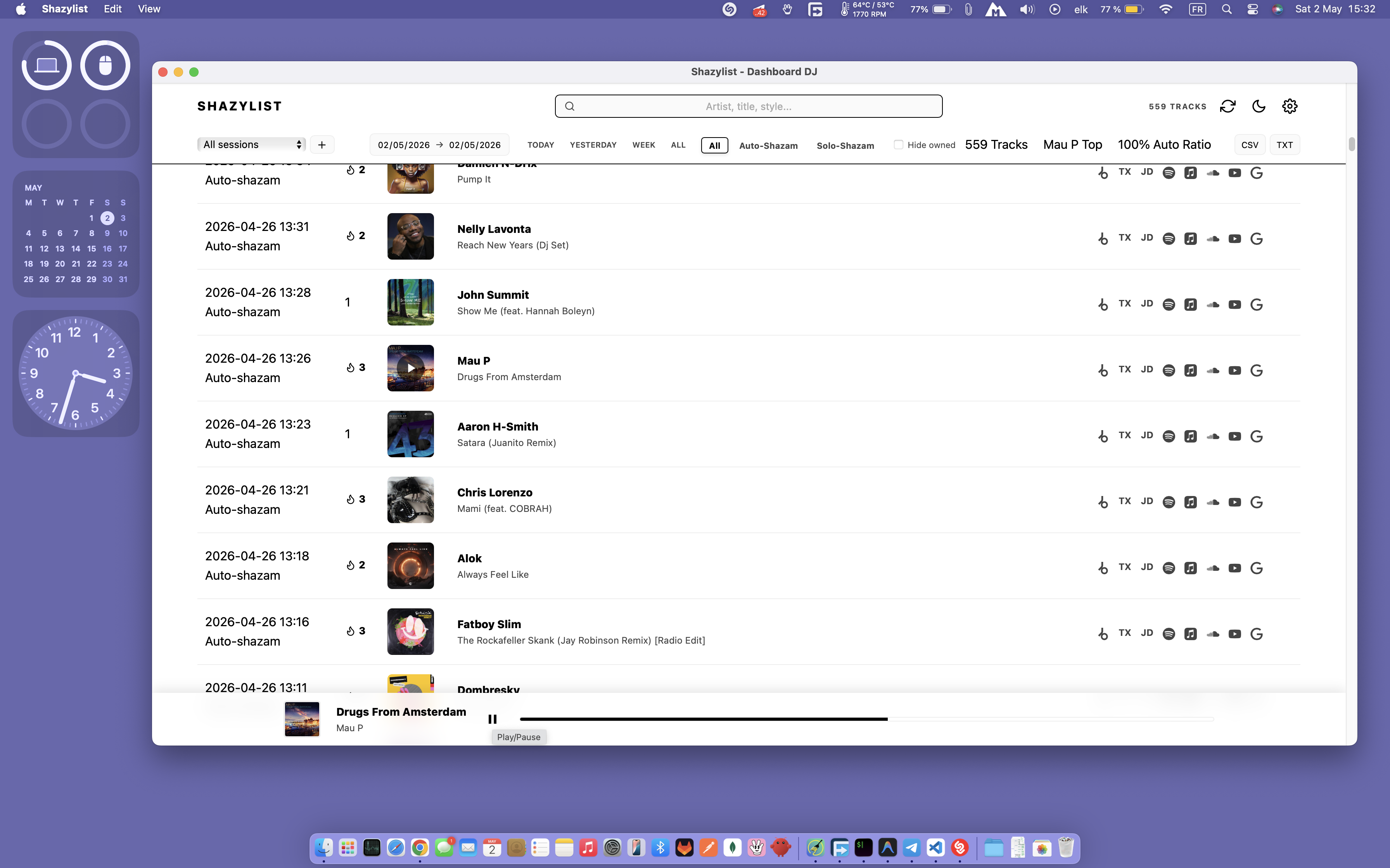 Shazylist Demo 3